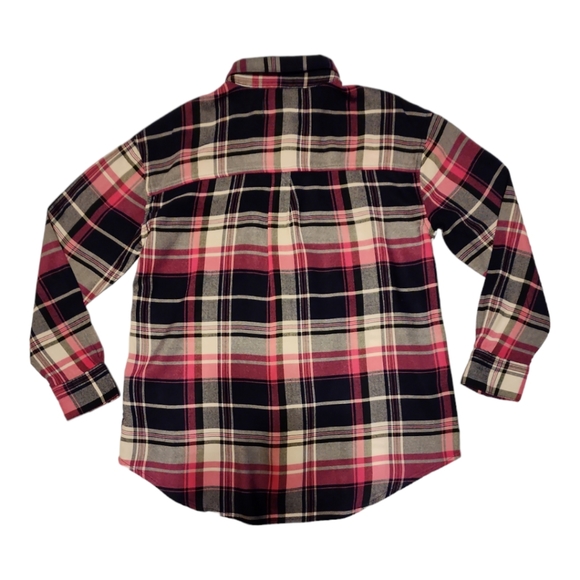 Old Navy Girl's Plaid Boyfriend Shirt - Picture 3 of 7